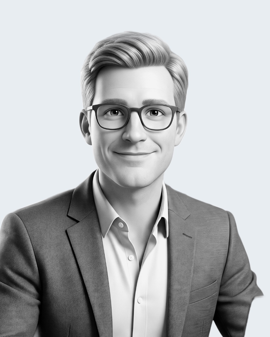 Illustrierter Avatar von Clemens, dem KI-Kollegen der MBM
